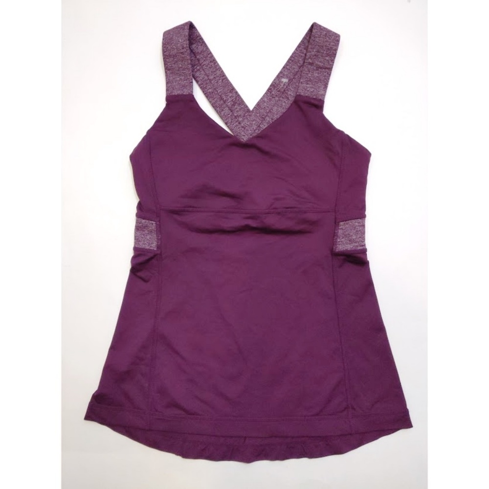 Lululemon Tank Top Activewear Burgundy Size 4